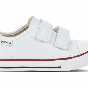 Tênis Escolar Branco com Velcro
